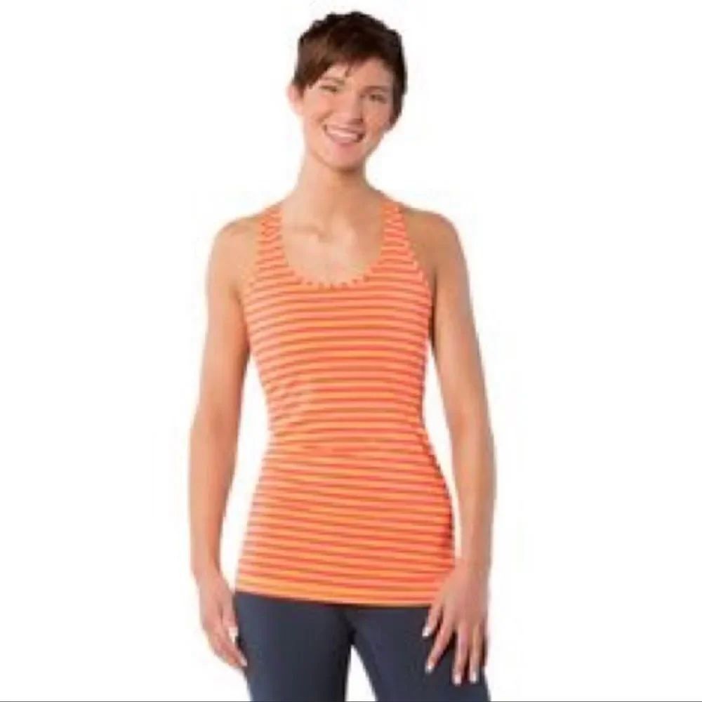 Brooks Bring It Striped Racerback Tank S